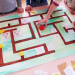 Games with Dienesha blocks in older preschool age