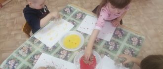 Занятие по рисованию нетрадиционным методом — картонными втулками «Праздничный салют» во второй младшей группе